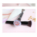 Pink Black  Cute Cat Paw Foundation Brush